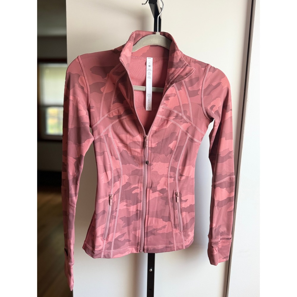 Lululemon Define Jacket – Size 2 – Heritage 365 Camo Brier Rose Multi - Picture 5 of 7